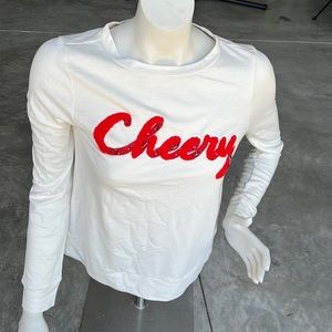 NWT. Lilly Pulitzer Rami Graphic Sweatshirt Beaded Embellished Pullover Top XXS